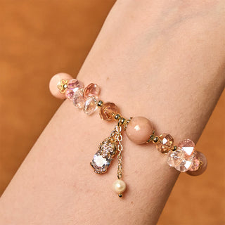 Buddha Gift Natural Sun Stone PiXiu Wealth Bracelet