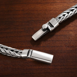 Buddha Gift Tibetan Copper Weave Om Mani Padme Hum Relief Vajra Peace Metal Bracelet