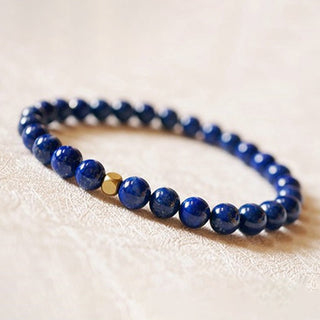 Buddha Gift 4mm Ultra-thin Lazurite Beads Self Care Bracelet