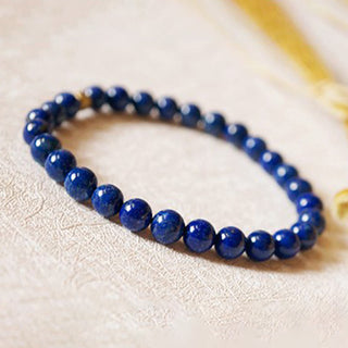 Buddha Gift 4mm Ultra-thin Lazurite Beads Self Care Bracelet