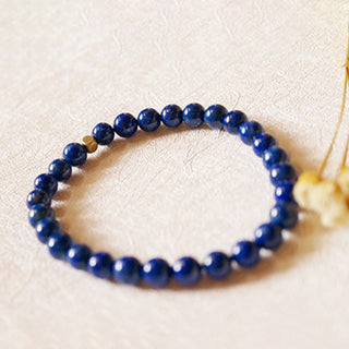 Buddha Gift 4mm Ultra-thin Lazurite Beads Self Care Bracelet