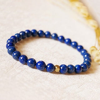 Buddha Gift 4mm Ultra-thin Lazurite Beads Self Care Bracelet