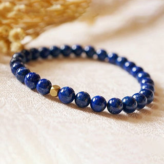 Buddha Gift 4mm Ultra-thin Lazurite Beads Self Care Bracelet