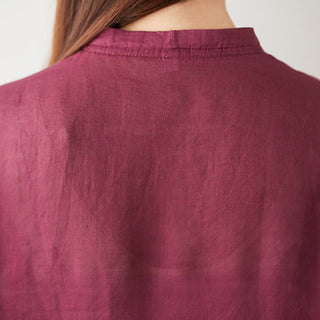 Buddha Gift 2Pcs Three Quarter Sleeve Shirt Top Pants Meditation Zen Tai Chi Cotton Linen Clothing Women's Set