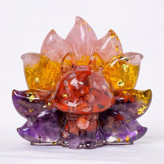 Buddha Gift Small Various Stone Strawberry Quartz Amethyst Green Aventurine Nine Tailed Fox Healing Home Decoration