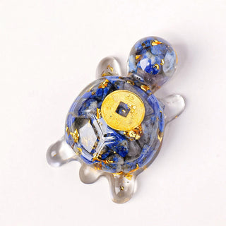 Buddha Gift Small Various Crystal Green Aventurine Amethyst Turtle Copper Coins Luck Home Decoration