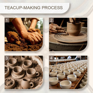 Buddha Gift Handmade Chinese Jianzhan Golden Lotus Flower Ceramic Teacup Kung Fu Tea Cup 150ml