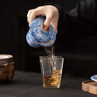 Buddha Gift Thangka Dragon Buddhas Dunhuang Ceramic Gaiwan Sancai Kung Fu Tea Cup And Saucer With Lid Gift Box 180ml