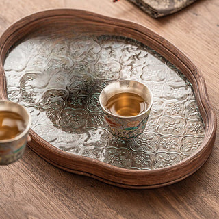 Buddha Gift Fish Lotus Seaweed Teacup Kung Fu Tea Cup 45ml With Gift Box