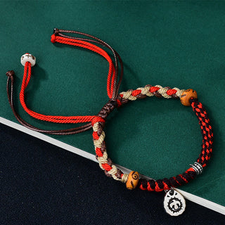 Buddha Gift Tibetan Hand-woven Garuda String Luck Bracelet