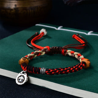 Buddha Gift Tibetan Hand-woven Garuda String Luck Bracelet
