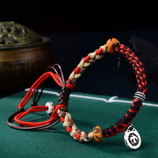 Buddha Gift Tibetan Hand-woven Garuda String Luck Bracelet
