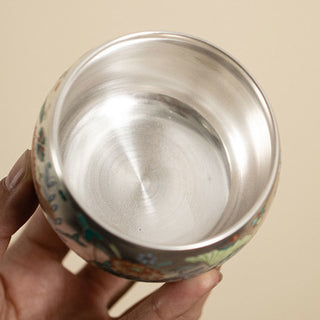 Buddha Gift Fish Lotus Seaweed Valley Mountains Pine Tree Dragon Teacup Kung Fu Tea Cup With Gift Box