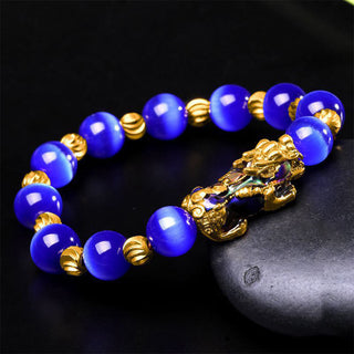 Buddha Gift Cat Eye Color Change PiXiu Support Bracelet