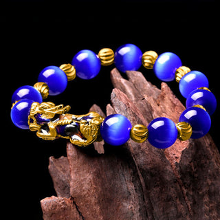 Buddha Gift Cat Eye Color Change PiXiu Support Bracelet