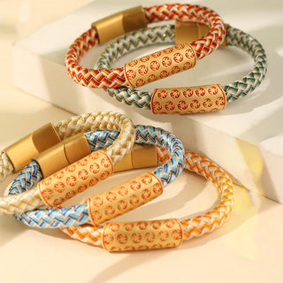 Buddha Gift Tibetan Hot Wheels Various Colors Rope Diamond Knot Luck Buckle Bracelet