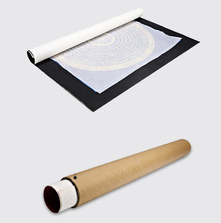 Buddha Gift Tibetan Thangka Painting Om Mani Padme Hum Scripture Handmade Decoration(Random Style)