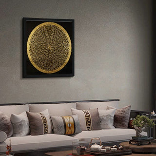 Buddha Gift Tibetan Thangka Painting Om Mani Padme Hum Dragon Phoenix Scripture Handmade Decoration(Random Style)