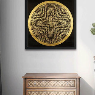 Buddha Gift Tibetan Thangka Painting Om Mani Padme Hum Dragon Phoenix Scripture Handmade Decoration(Random Style)