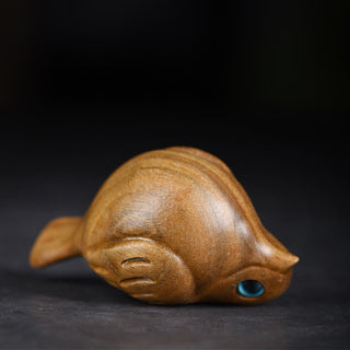 Buddha Gift Mini Magpie Bird Carved Positive Desk Decoration