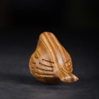 Buddha Gift Mini Magpie Bird Carved Positive Desk Decoration