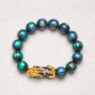 Buddha Gift Colorful Sea Willow Color Change PiXiu Positive Healing Bracelet