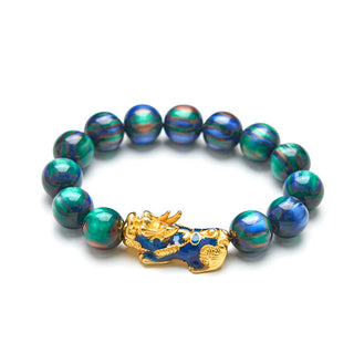 Buddha Gift Colorful Sea Willow Color Change PiXiu Positive Healing Bracelet