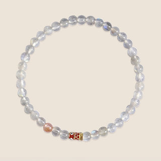 Buddha Gift Ultra-Thin Moonstone Koi Fish Healing Bracelet