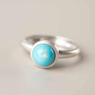 Buddha Gift Natural 925 Sterling Silver Lazurite Turquoise Adjustable Balance Ring