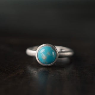 Buddha Gift Natural 925 Sterling Silver Lazurite Turquoise Adjustable Balance Ring