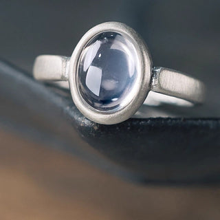 Buddha Gift Natural 925 Sterling Silver Pink Crystal Adjustable Warmth Ring