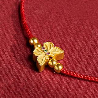 Buddha Gift 999 Sterling Silver Butterfly Red String Strength Bracelet