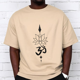 Buddha Gift Om Symbol Lotus Tee T-shirt