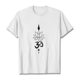 Buddha Gift Om Symbol Lotus Tee T-shirt