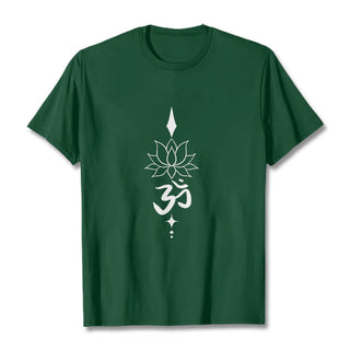 Buddha Gift Om Symbol Lotus Tee T-shirt