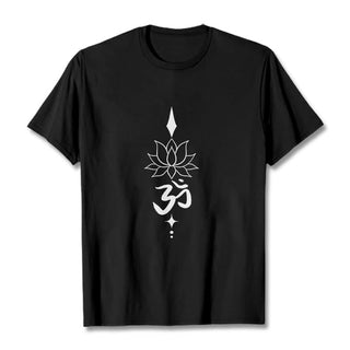 Buddha Gift Om Symbol Lotus Tee T-shirt