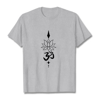 Buddha Gift Om Symbol Lotus Tee T-shirt