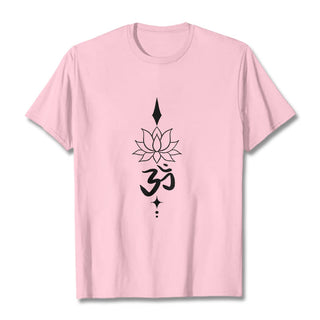 Buddha Gift Om Symbol Lotus Tee T-shirt