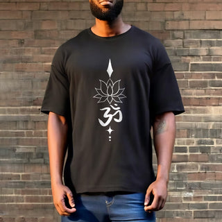 Buddha Gift Om Symbol Lotus Tee T-shirt