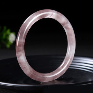 Buddha Gift Purple Jade Happiness Protection Bracelet Bangle