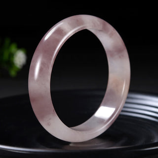 Buddha Gift Purple Jade Happiness Protection Bracelet Bangle