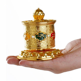 Buddha Gift Tibetan Blessing Prayer Wheel Car Decoration
