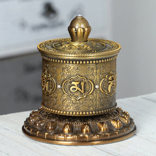 Buddha Gift Tibetan Blessing Prayer Wheel Car Decoration