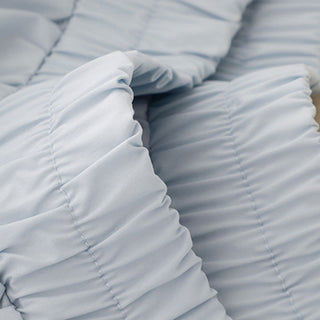 Buddha Gift 2pcs Irregular Button Design Shirt Skirt With Pockets Cotton Clothing Women's Set