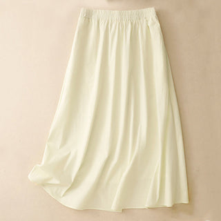 Buddha Gift 2pcs Irregular Button Design Shirt Skirt With Pockets Cotton Clothing Women's Set