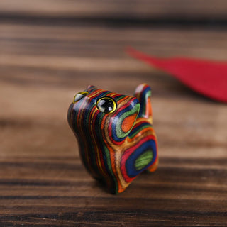 Buddha Gift Rainbow Eucalyptus Cute Cat Animals Calm Decoration