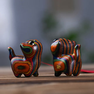 Buddha Gift Rainbow Eucalyptus Cute Cat Animals Calm Decoration