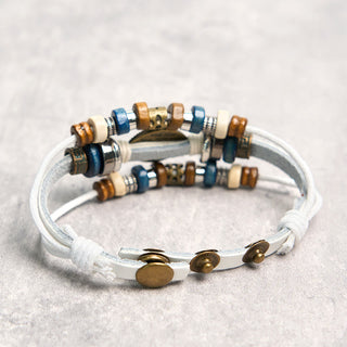 Buddha Gift Tibetan Evil Eye Leather Adjustable Protection Bracelet