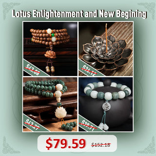 Buddha Gift Lotus Enlightenment And New Begining Gift Set