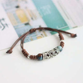 Buddha Gift Tibet Ceramic Bead Wealth String Bracelet